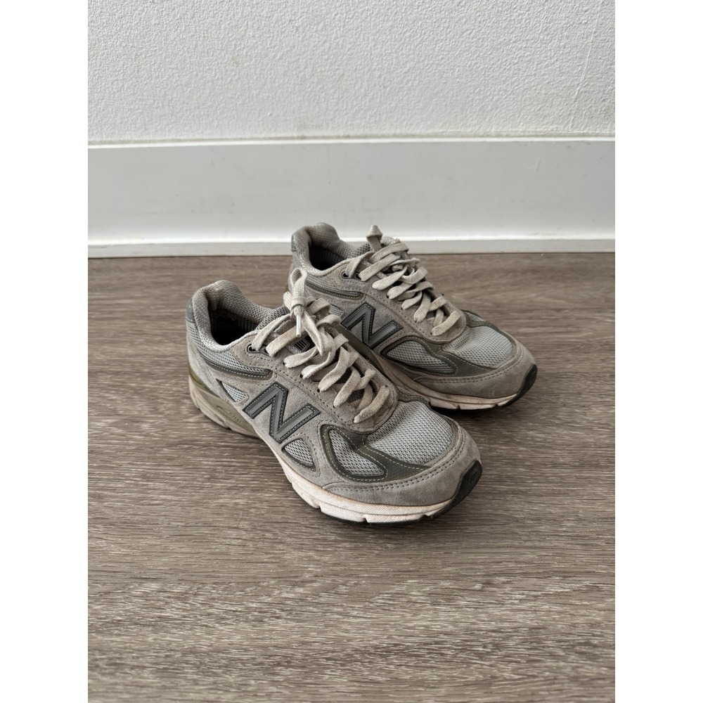 New Balance 990v4 Made in USA Grey Running Shoes W990GL4 Womens Size 7